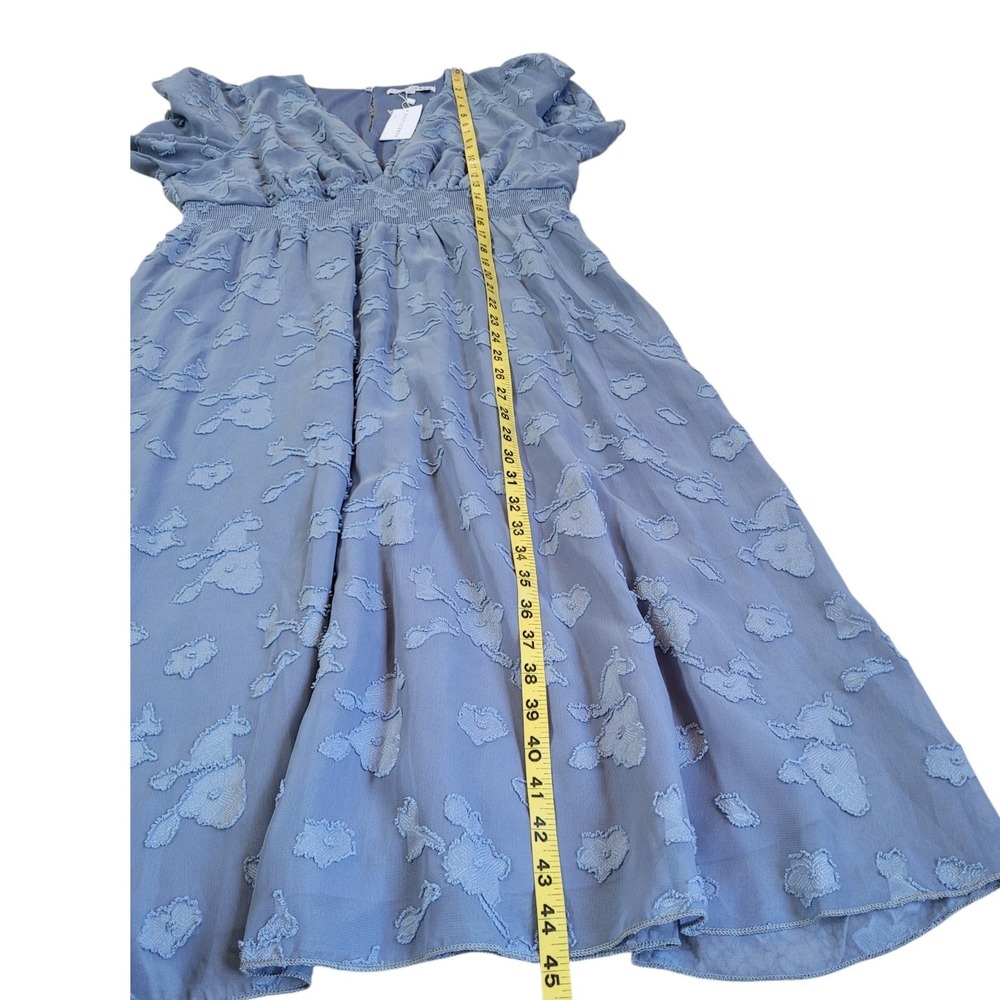 BALTIC BORN XL Blue June Smocked Midi Dress Women - Picture 11 of 15